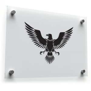 Soaring Eagle Silhouette Sticker