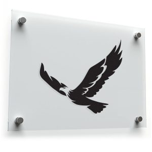 Soaring Eagle Silhouette Vinyl Sticker