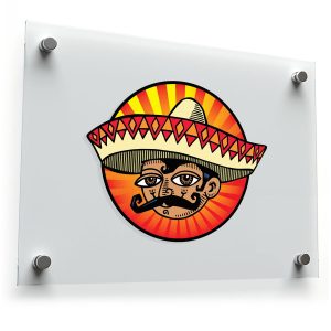 Sombrero Man Vinyl Sticker