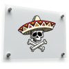 Sombrero Skull Sticker 1
