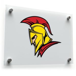 Spartan Warrior Helmet Decal