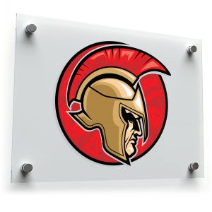 Spartan Warrior Helmet Sticker