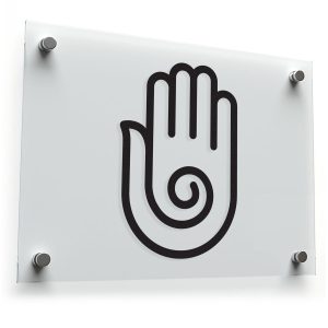 Spiritual Hand Symbol Sticker