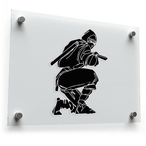 Stealth Ninja Vinyl Sticker