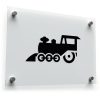 Steam Train Silhouette Vinyl Sticker