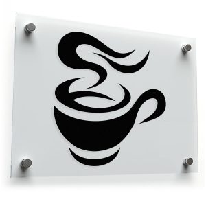 Steaming Coffee Cup Sticker