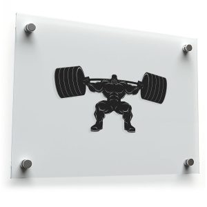 Strongman Weightlifting Sticker