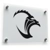 Stylized Eagle Head Silhouette Vinyl Decal 1