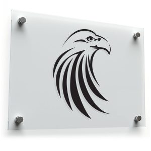 Stylized Eagle Head Vinyl Decal