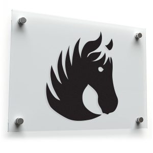 Stylized Horse Head Vinyl Sticker