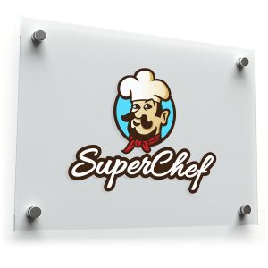 SuperChef Cartoon Sticker