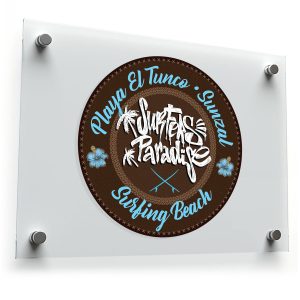 "Surf Paradise" Playa El Tunco Sticker