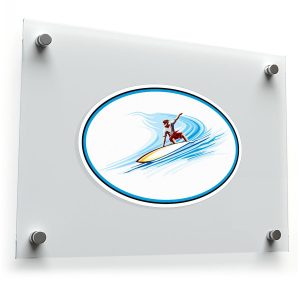 Surf Wave Vinyl Sticker