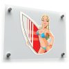 Surfer Girl Vinyl Sticker