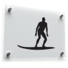 Surfer Silhouette Sticker 1