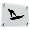 Surfer Silhouette Vinyl Sticker 1