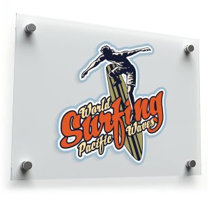 Surfing Sticker