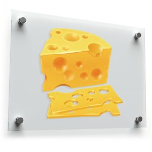 Swiss Cheese Vinyl Sticker