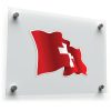 Swiss Flag Vinyl Sticker 1