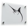 Swordfish Silhouette Vinyl Sticker