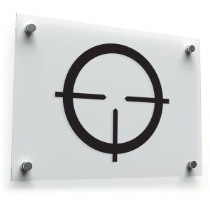 Target Crosshair Silhouette Sticker