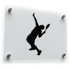Tennis Player Silhouette Sticker 1