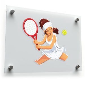 Tennis Player Sticker