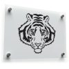 Tiger Face Silhouette Sticker 1