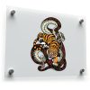 Tiger and Snake Vinyl Sticker