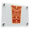 Tiki Mask Art Decal 1