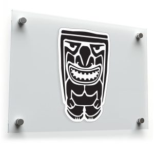 Tiki Mask Sticker