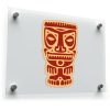 Tiki Mask Vinyl Sticker 1