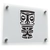 Tiki Mask Wall Decal