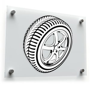 Tire Vinyl Sticker
