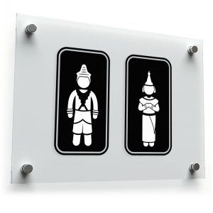 Traditional Thai Restroom Decal Set