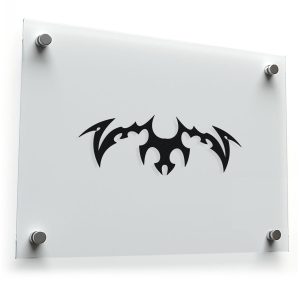 Tribal Bat Symbol Sticker