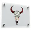 Tribal Bull Skull Sticker