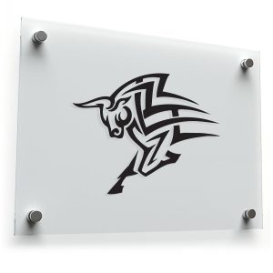 Tribal Bull Vinyl Sticker