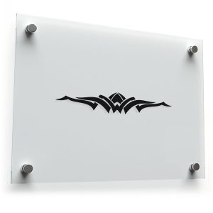 Tribal Design Silhouette Sticker