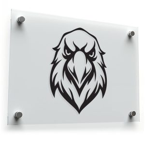 Tribal Eagle Head Vinyl Decal