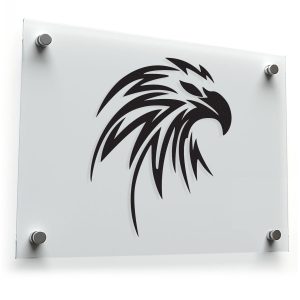 Tribal Eagle Head Vinyl Decal