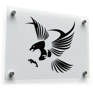 Tribal Eagle Silhouette Sticker