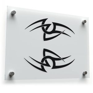 Tribal Eye Design Sticker Set