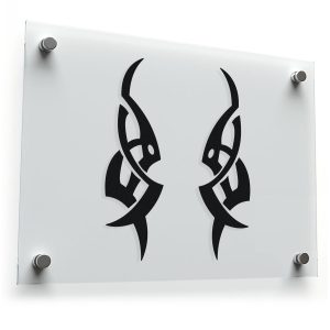 Tribal Fish Pair Decal