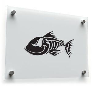 Tribal Fish Skeleton Vinyl Decal