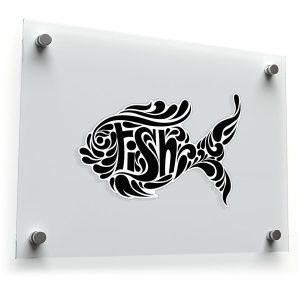 Tribal Fish Sticker