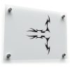 Tribal Flame Cross Vinyl Decal