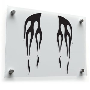 Tribal Flame Decal Set