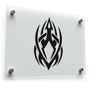 Tribal Flame Design Sticker