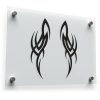 Tribal Flame Design Sticker Set